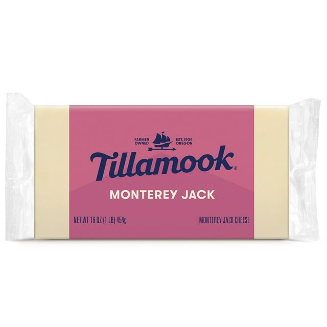 Tillamook Monterey Jack Cheese Block, 1 lb