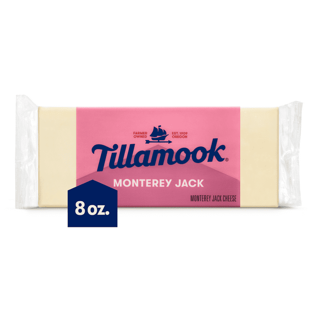 Tillamook Monterey Jack Cheese Block, 8 oz
