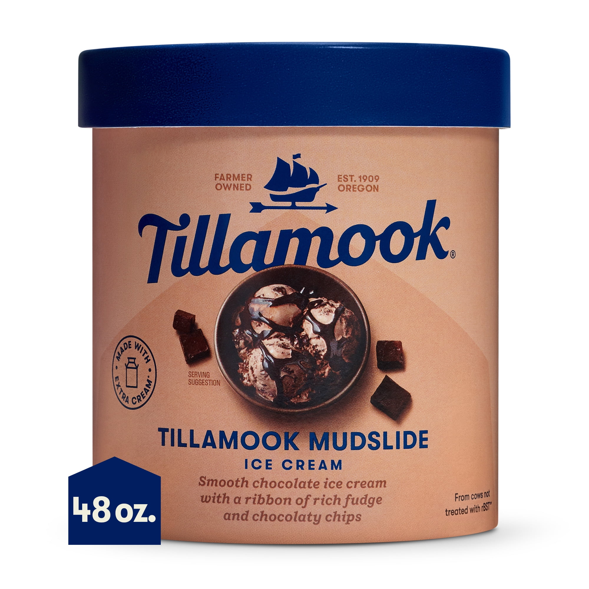 Tillamook Mudslide Ice Cream, 48 oz - Walmart.com