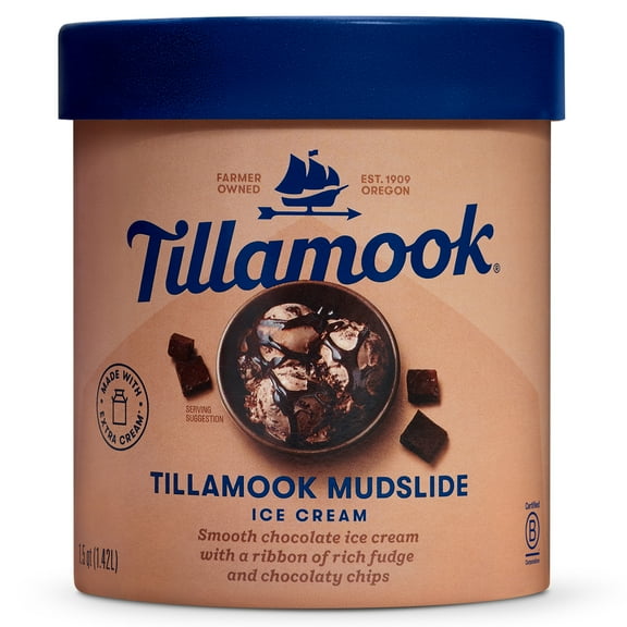 Tillamook Mudslide Ice Cream, 48 oz