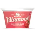 thumbnail image 1 of Tillamook Strawberry Low Fat Greek Yogurt, 14g Protein per Serving, 5.3 oz, 1 of 15