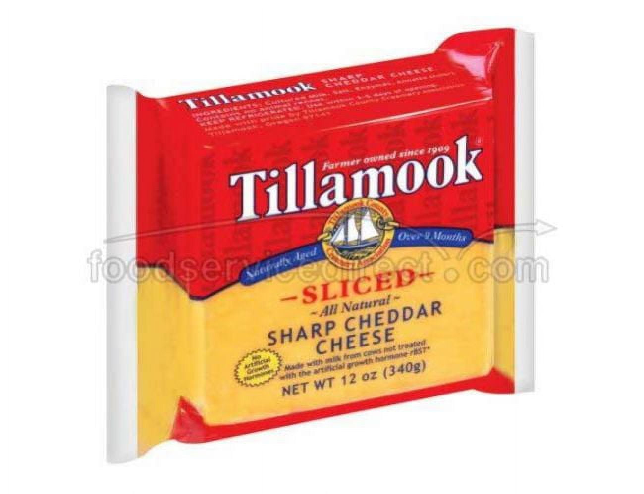 Tillamook Sliced Sharp Cheddar Cheese, 12 Ounce 12 per case