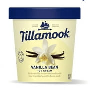 Tillamook Vanilla Bean Ice Cream, 16 fl. oz. Pint (Pack of 8)