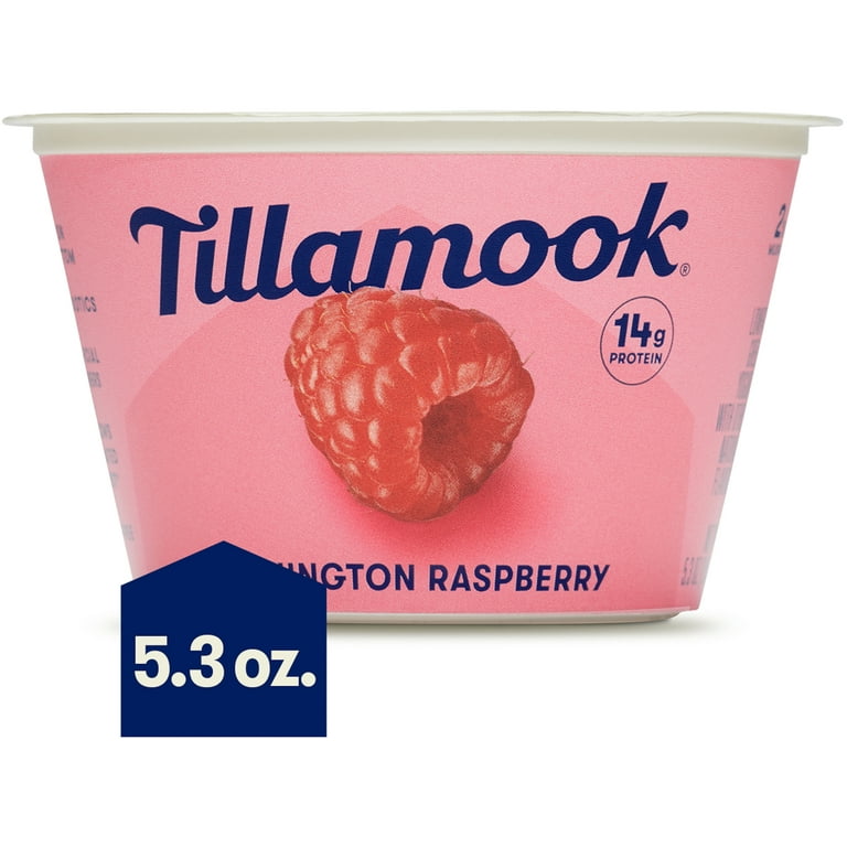 Tillamook Washington Raspberry Low Fat Greek Yogurt, 5.3 oz 