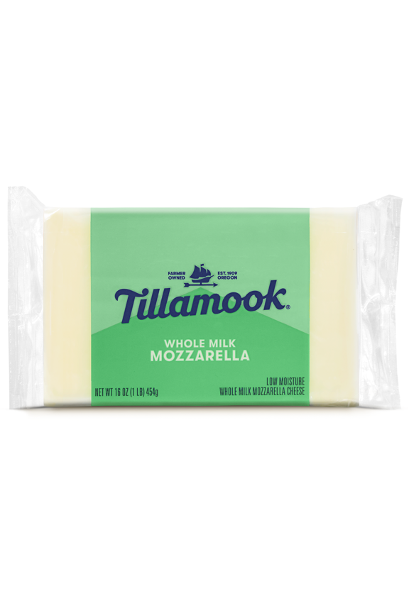 Whole Milk Mozzarella Cheese Block, 16 oz