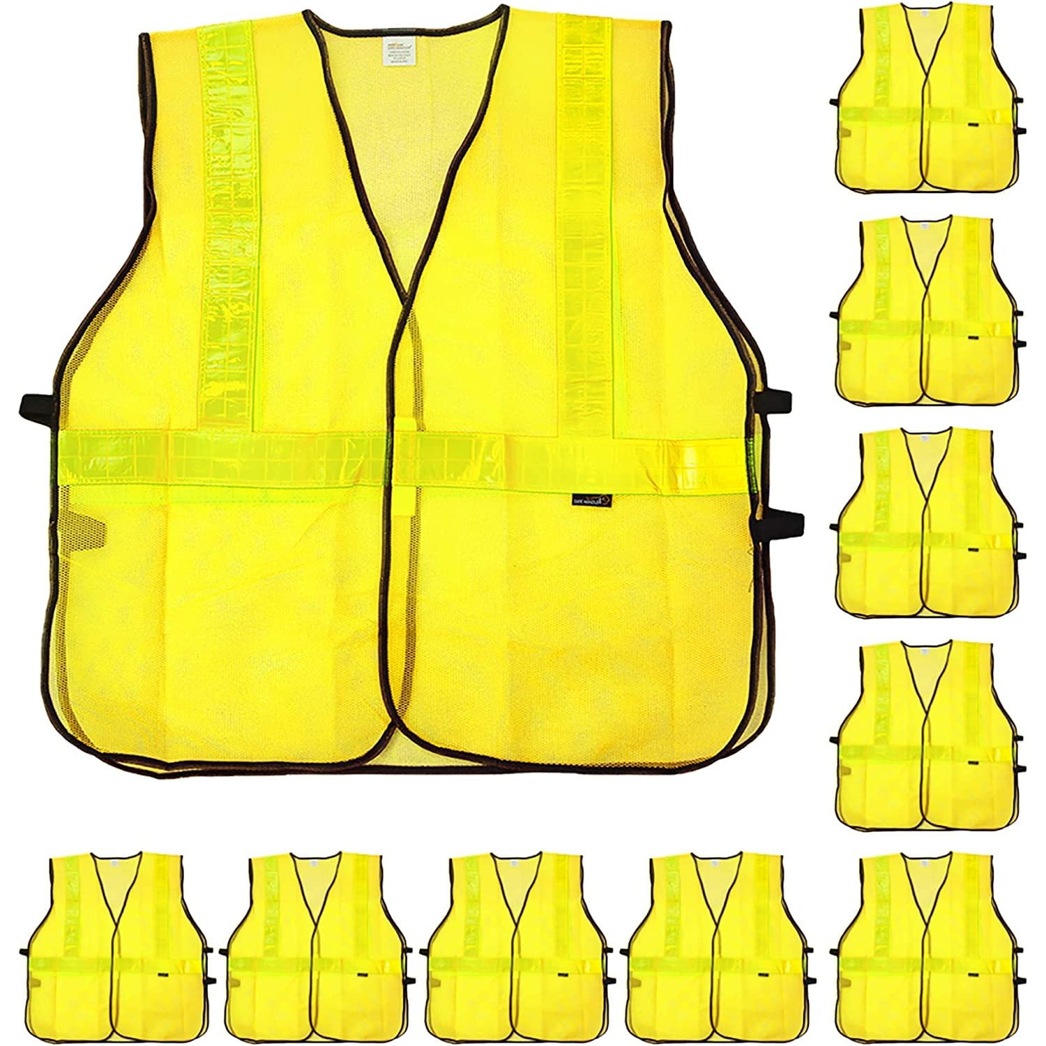 Tilled Lattice Reflective Safety Vests Lightweight and Breathable