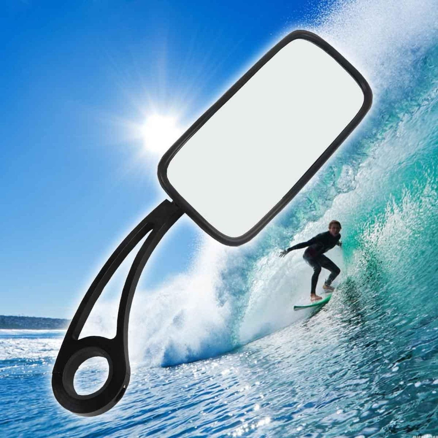 Tilled Tower Mirror Boat Wakeboard Ski Convex Rearview Boat Mirror w