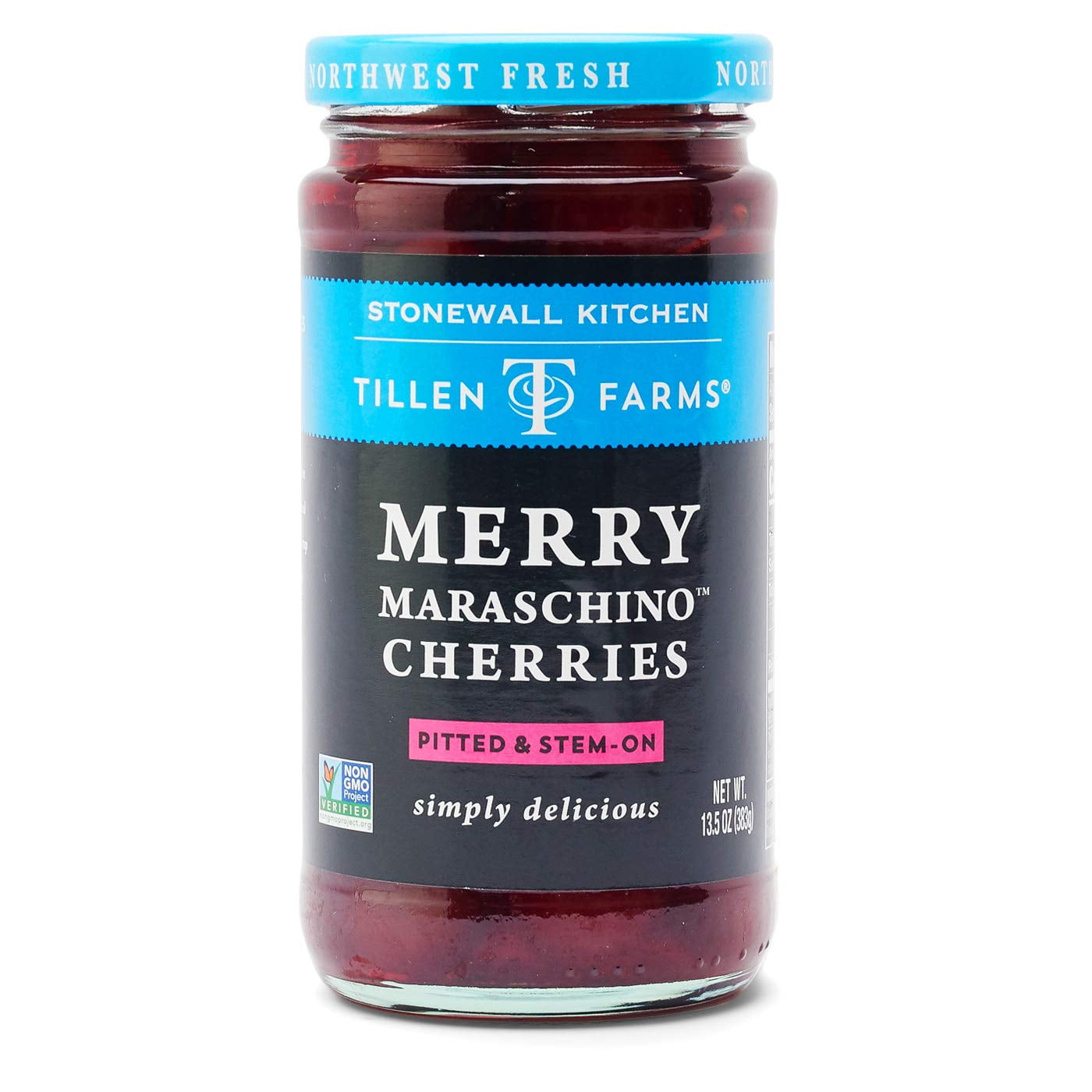 Tillen Farms Merry Maraschino Cherries, 2-pack 13.5 oz. Jars