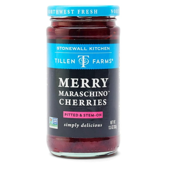Tillen Farms Merry Maraschino Cherries, 2-pack 13.5 oz. Jars