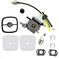Tiller Carburetor Kit compatible with Echo Mantis SV-4BH SV-4B replacement for LHD-1700 HC-1500 Cultivators for Garden Tilling