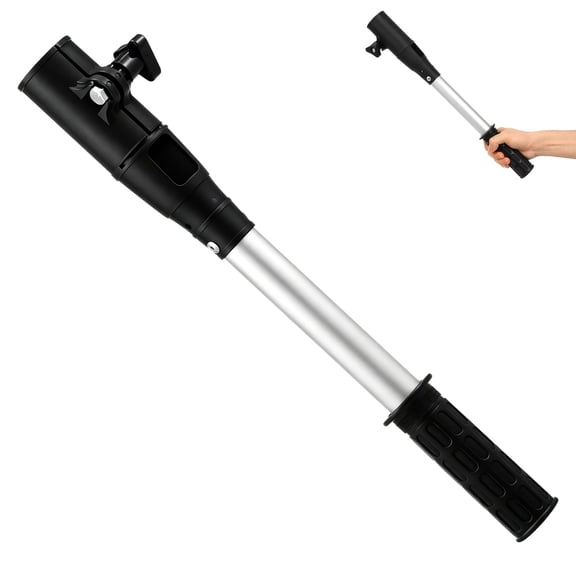 Tiller Extension Handle 18.1 Inch Adjustable Outboard Steering Extension Handle Aluminum Alloy Fit 35-40mm Tiller Marine Boat Motor Control Extension