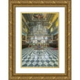 thumbnail image 1 of Tilley, Rob 14x18 Gold Ornate Wood Framed with Double Matting Museum Art Print Titled - Italy-Trieste-Greek Orthodox Church Interior, 1 of 4