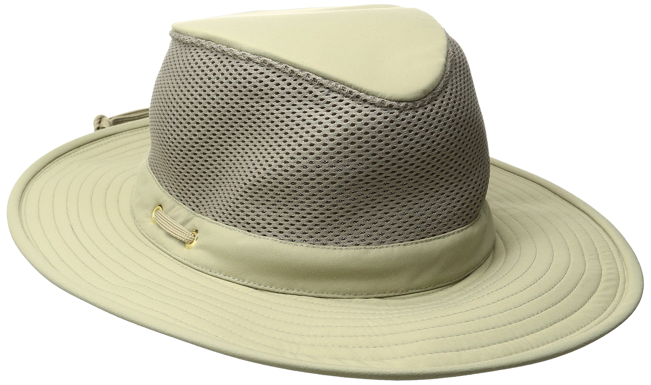 Tilley Size 7 1/4 or 22 3/4 in. Special Order Unisex LTM8 Nylon with High  All Mesh Crown Hat, Khaki with Olive Underbrim 