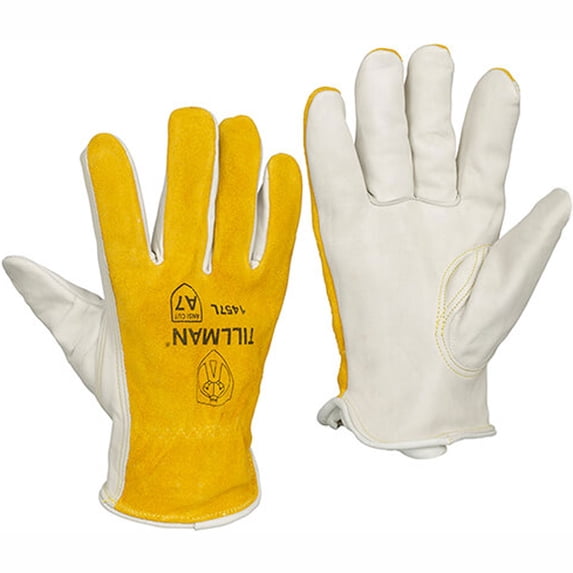 Tillman 1457 A7 Cut Resistant Kevlar® Lined Cowhide Drivers Gloves, Large