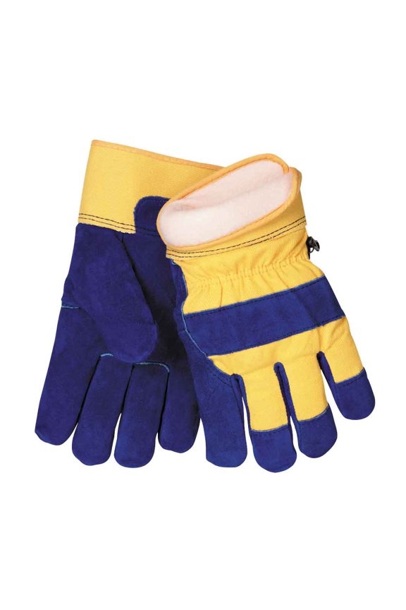 1568 Split Cowhide ColdBlock Lined Waterproof Winter Work Gloves, Large