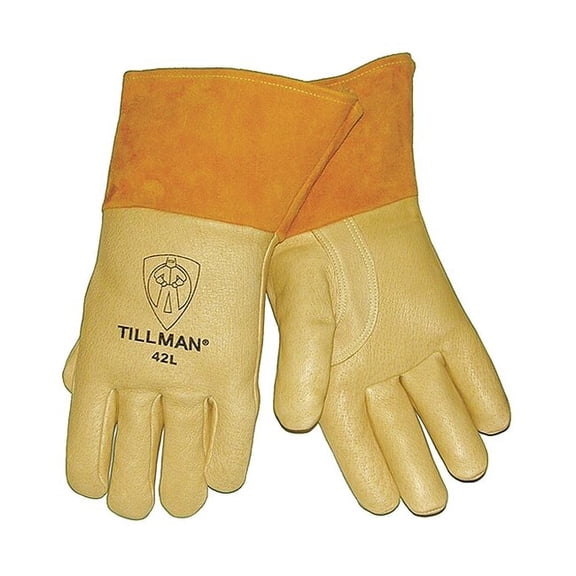 Tillman 42 Top Grain Pigskin Foam Lined Thumb Strap MIG Welding Gloves, X-Large