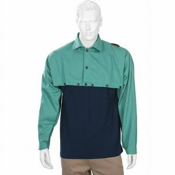 Tillman 6221 9 oz. Green Westex Cotton Cape Sleeve, X-Large