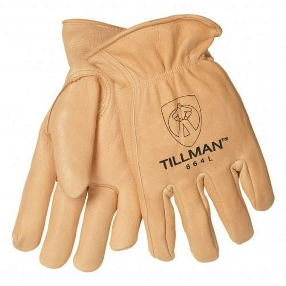 Tillman 864L Large Gold Top Grain Deerskin Drivers Gloves