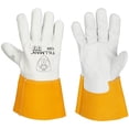 thumbnail image 1 of Tillman 1350 Top Grain Cowhide MIG Welding Gloves, Unlined with 4" Cuff, Small, 1 of 2
