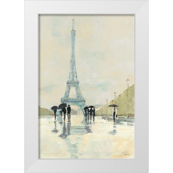 Tillmon, Avery 11x14 White Modern Wood Framed Museum Art Print Titled - April in Paris