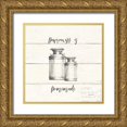 thumbnail image 1 of Tillmon, Avery 12x12 Gold Ornate Wood Framed with Double Matting Museum Art Print Titled - Life at Home V Shiplap, 1 of 4