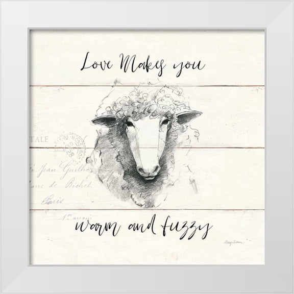 Tillmon, Avery 12x12 White Modern Wood Framed Museum Art Print Titled - Life at Home VIII Shiplap