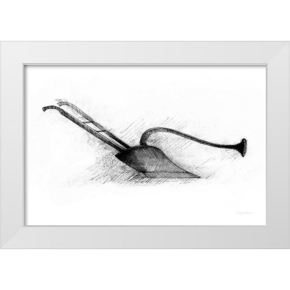 Tillmon, Avery 14x11 White Modern Wood Framed Museum Art Print Titled - Farm and Garden II