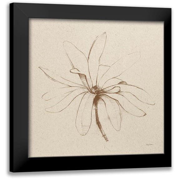Tillmon, Avery 15x15 Black Modern Framed Museum Art Print Titled - Modern Vintage Floral I