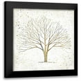 thumbnail image 1 of Tillmon, Avery 15x15 Black Modern Framed Museum Art Print Titled - Solitary Tree Gold, 1 of 5