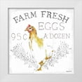 thumbnail image 1 of Tillmon, Avery 15x15 White Modern Wood Framed Museum Art Print Titled - Farm Fresh enamel, 1 of 4