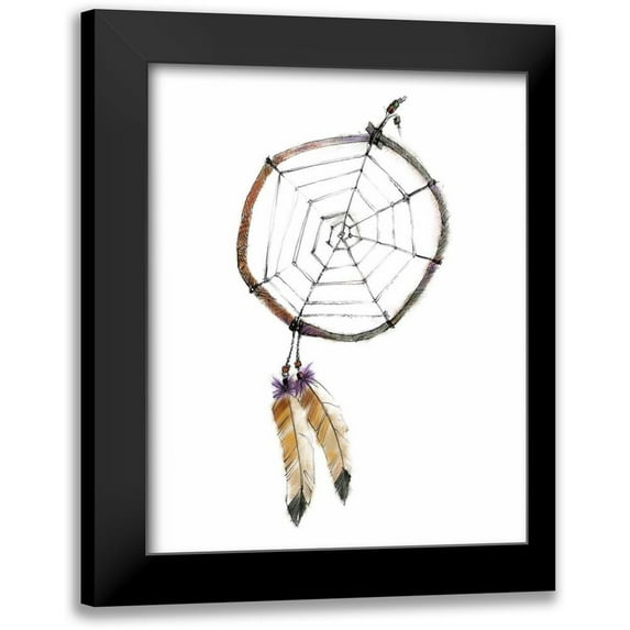Tillmon, Avery 15x18 Black Modern Framed Museum Art Print Titled - Indian Dreamcatcher
