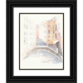 thumbnail image 1 of Tillmon, Avery 15x18 Black Ornate Wood Framed with Double Matting Museum Art Print Titled - Venice Crosswalk, 1 of 4