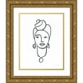 thumbnail image 1 of Tillmon, Avery 15x18 Gold Ornate Wood Framed with Double Matting Museum Art Print Titled - Beauty IV, 1 of 4