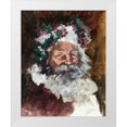 thumbnail image 1 of Tillmon, Avery 15x18 White Modern Wood Framed Museum Art Print Titled - Father Christmas, 1 of 4