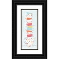 thumbnail image 1 of Tillmon, Avery 15x32 Black Ornate Wood Framed with Double Matting Museum Art Print Titled - Stack of Cups I Pastel, 1 of 4