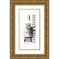 thumbnail image 1 of Tillmon, Avery 18x32 Gold Ornate Wood Framed with Double Matting Museum Art Print Titled - Scotch BW Crop, 1 of 4