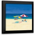 thumbnail image 1 of Tillmon, Avery 20x20 Black Modern Framed Museum Art Print Titled - Day at the Beach Sq II, 1 of 5