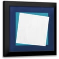 thumbnail image 1 of Tillmon, Avery 20x20 Black Modern Framed Museum Art Print Titled - Geo Core Blue, 1 of 5
