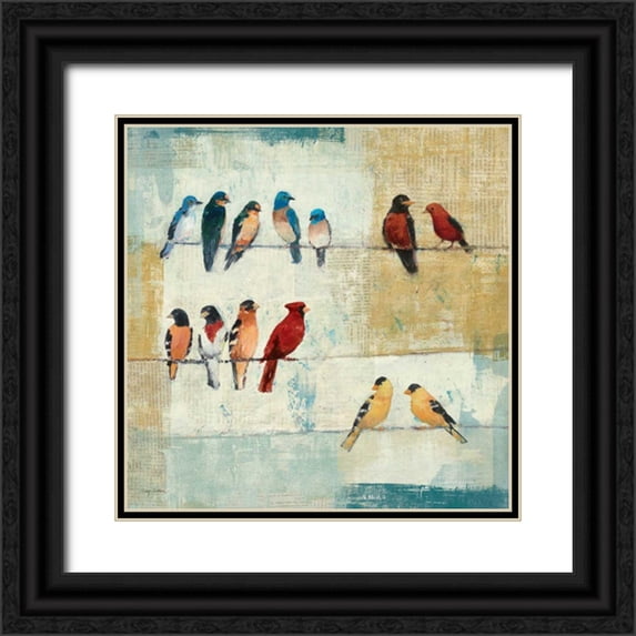 Tillmon, Avery 20x20 Black Ornate Wood Framed with Double Matting Museum Art Print Titled - The Usual Suspects