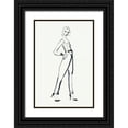 thumbnail image 1 of Tillmon, Avery 23x32 Black Ornate Wood Framed with Double Matting Museum Art Print Titled - About Town III, 1 of 4
