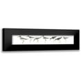 thumbnail image 1 of Tillmon, Avery 24x7 Black Modern Framed Museum Art Print Titled - Sandpipers Panel Gray, 1 of 5