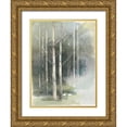 thumbnail image 1 of Tillmon, Avery 25x32 Gold Ornate Wood Framed with Double Matting Museum Art Print Titled - Birch Grove II, 1 of 4