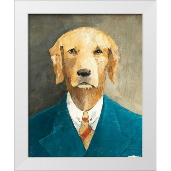Tillmon, Avery 26x32 White Modern Wood Framed Museum Art Print Titled - John Steinbark Crop