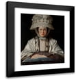 thumbnail image 1 of Tilly Kettle 20x23 Black Modern Framed Museum Art Print Titled - Portrait of Anne Howard-Vyse (1780), 1 of 5
