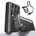thumbnail image 1 of Tilnce 50000mAh Power Bank, 22.5W PD Fast Charging Portable Charger with 3 Built-in Cables and 3 Ports, High Capacity External Battery Pack for iPhone 17 16 15, Samsung, Camping, 1 of 6
