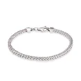 thumbnail image 1 of Tilo Jewelry Solid 925 Sterling Silver Franco Chain Bracelet with Secure Lobster Lock | 2mm - 8 Inch | Everyday Bracelet for Men, Women, Unisex, 1 of 11