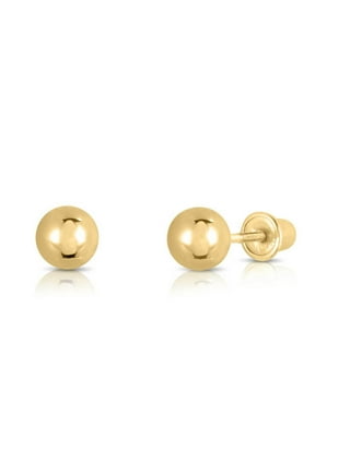 Replacement Pair (2) 18k Gold Plated Earring Screw Backs Fits In Season  Jewelry 