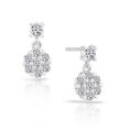 thumbnail image 1 of Tilo Jewelry 925 Sterling Silver Stud Earrings with Flower Design & Cubic Zirconia CZ Stones for Women & Unisex, 1 of 7