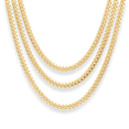 thumbnail image 1 of Tilo Jewelry Yellow Gold Plated 925 Sterling Silver Miami Cuban Link Chain Necklace with Secure Lobster Lock | 2mm - 18 Inch | Everyday Necklace for Men & Women, 1 of 13