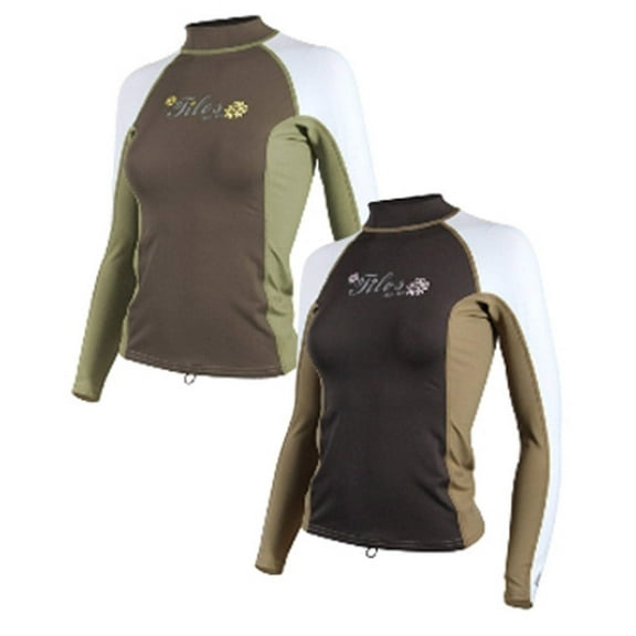 Tilos Womens 8oz Long Sleeve UV protection Rash Guard